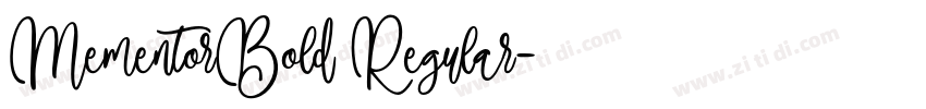 MementorBold Regular字体转换 MementorBold Regular字体转换